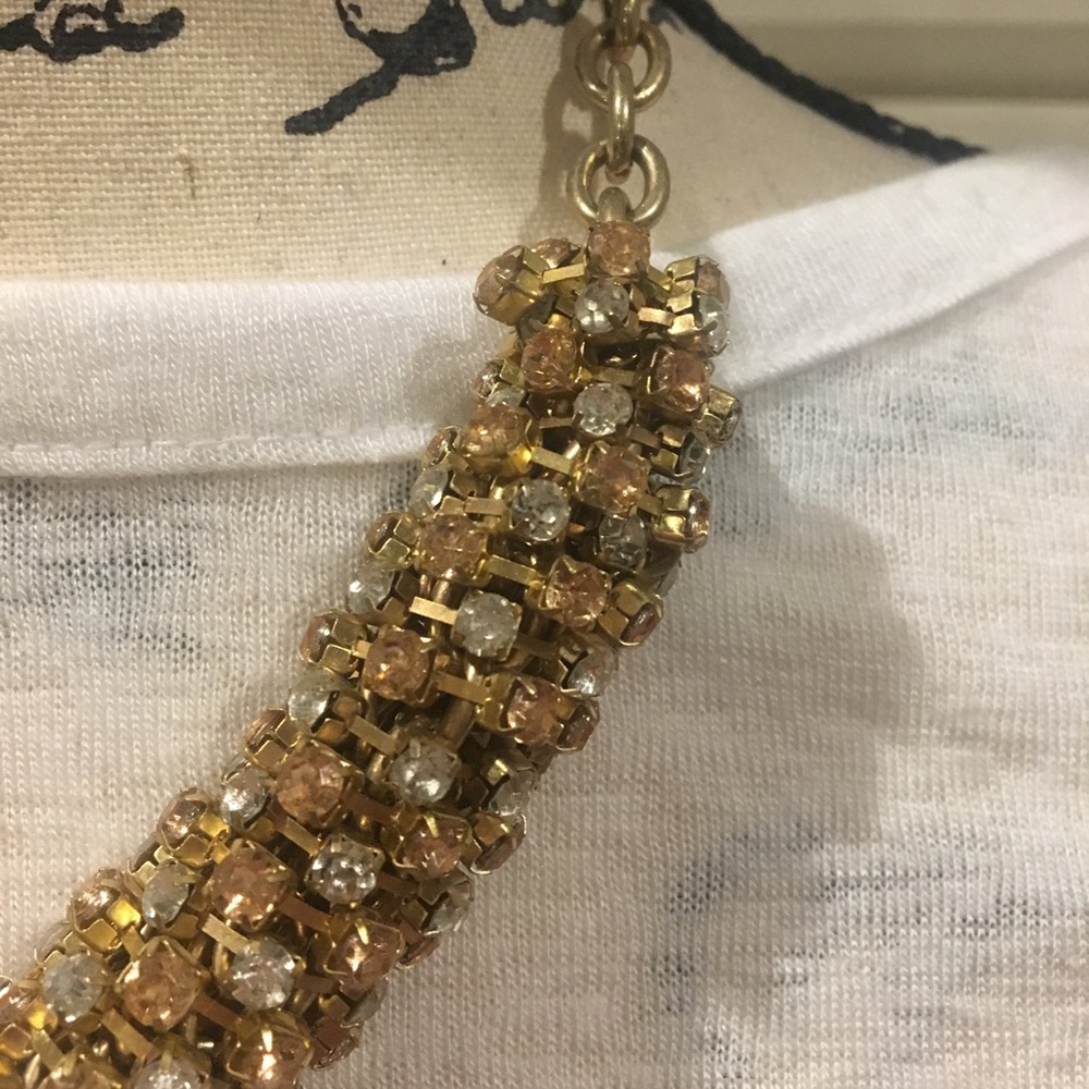 LOFT Thick Rhinestone Rope Necklace - Picture 5 of 6